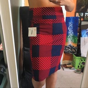 Lularoe Patterned Cassie Skirt